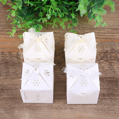 激光镂空蝴蝶喜糖盒 婚礼派对用品 婚庆用品糖果盒批发|ms