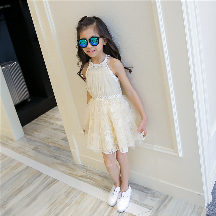2018 Baby Flower Girl Dresses Princess Lace Wedding Party Pageant Formal Dress Kids Prom Homecoming Tulle Dresses 2-10Y 22