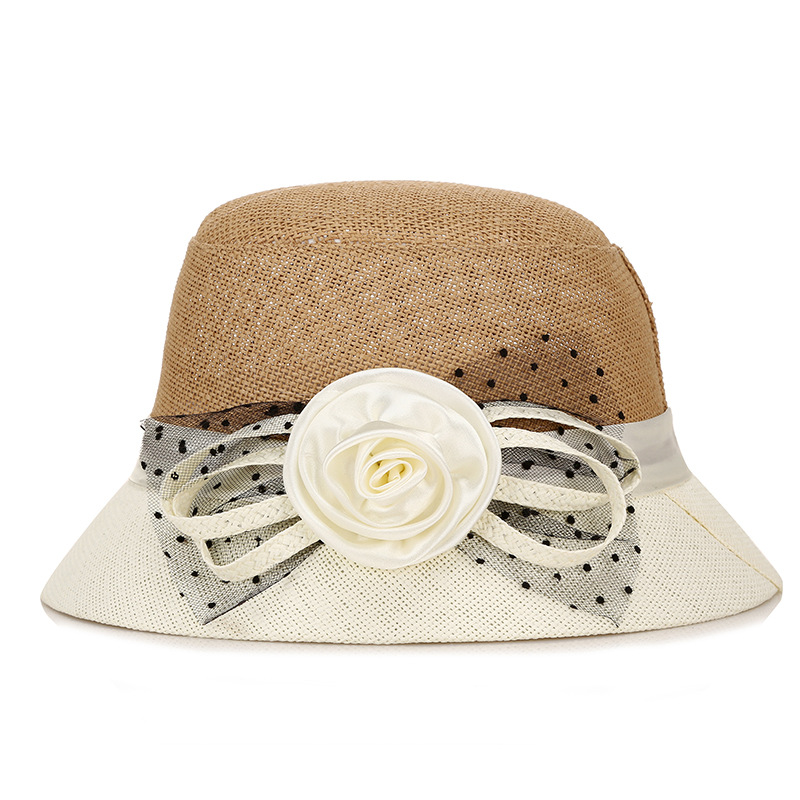 Sombrero de viaje de verano de las mujeres sombrero fresco sombrero de sol al aire libre sombrero de paja del todo fósforo Amazon Venta caliente entrega de una sola pieza
