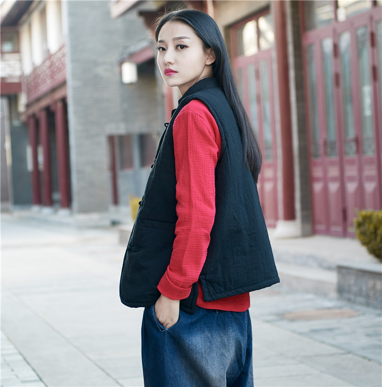 Gilet femme NIAN BAIXIU SPINNING en Chanvre - Ref 3316222 Image 45