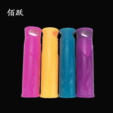 厂家直供 胶棉平板拖把配件塑料手柄 适用25圆管杆子手柄套 批发