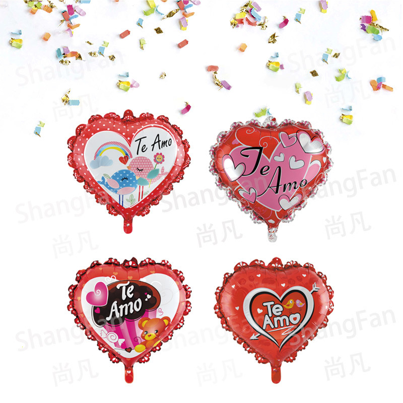 balloon for St. Valentine's Day heart shaped