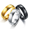 Ring stainless steel for beloved, accessory, European style, wholesale