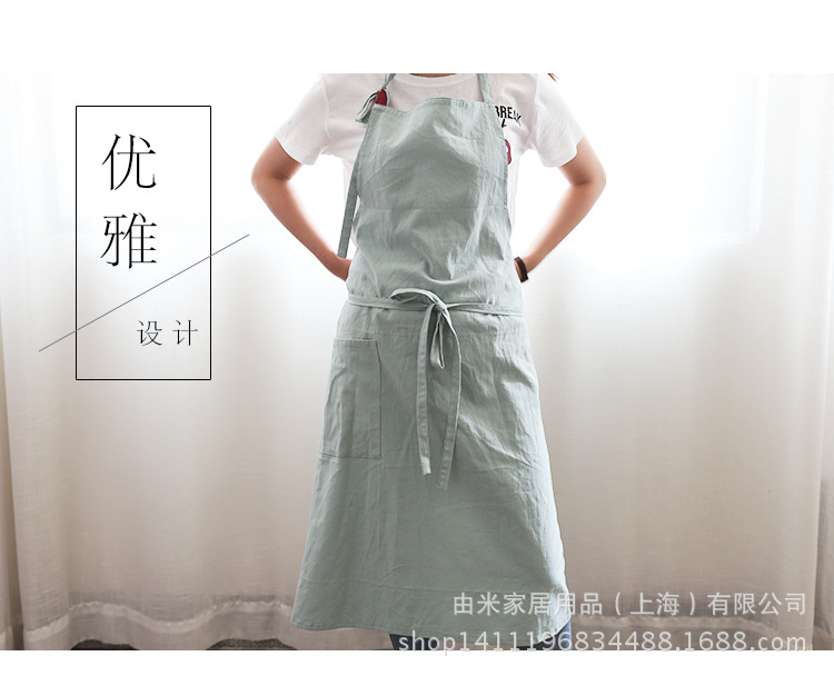 阿里巴巴-纯色围裙_16