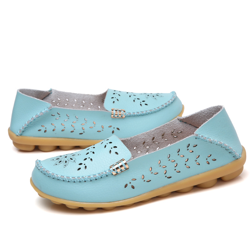 turquoise bottom flats