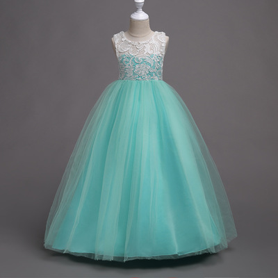 Cross-border sourcing Korean Edition CUHK Jacobs Princess Dress Lace have more cash than can be accounted for full dress gules green On behalf of