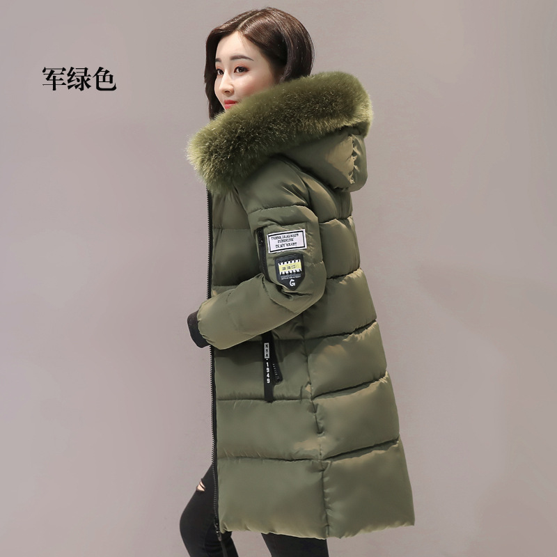 Women's Middle Slim and Thickened Small Cotton Padded Jacket