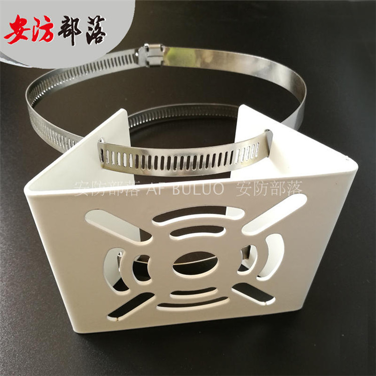 监控小抱箍横杆线杆支架 球机枪机抱柱抱杆抱箍支架厚2mm-阿里巴巴