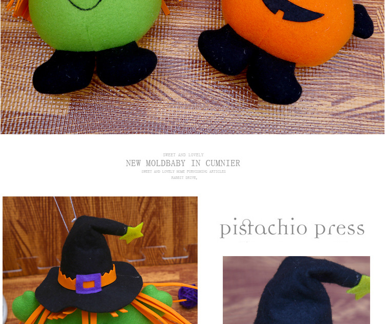 Halloween Pumpkin Head Plush Doll Wholesale Nihaojewelry display picture 5