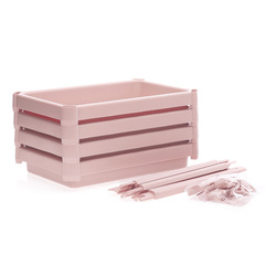 Bathroom floor-standing storage rack, kitchen and bathroom plastic storage rack, storage rack sandwich multi-layer drain rack