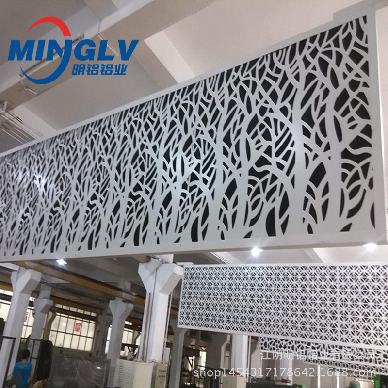 镂空雕花铝板门头170912