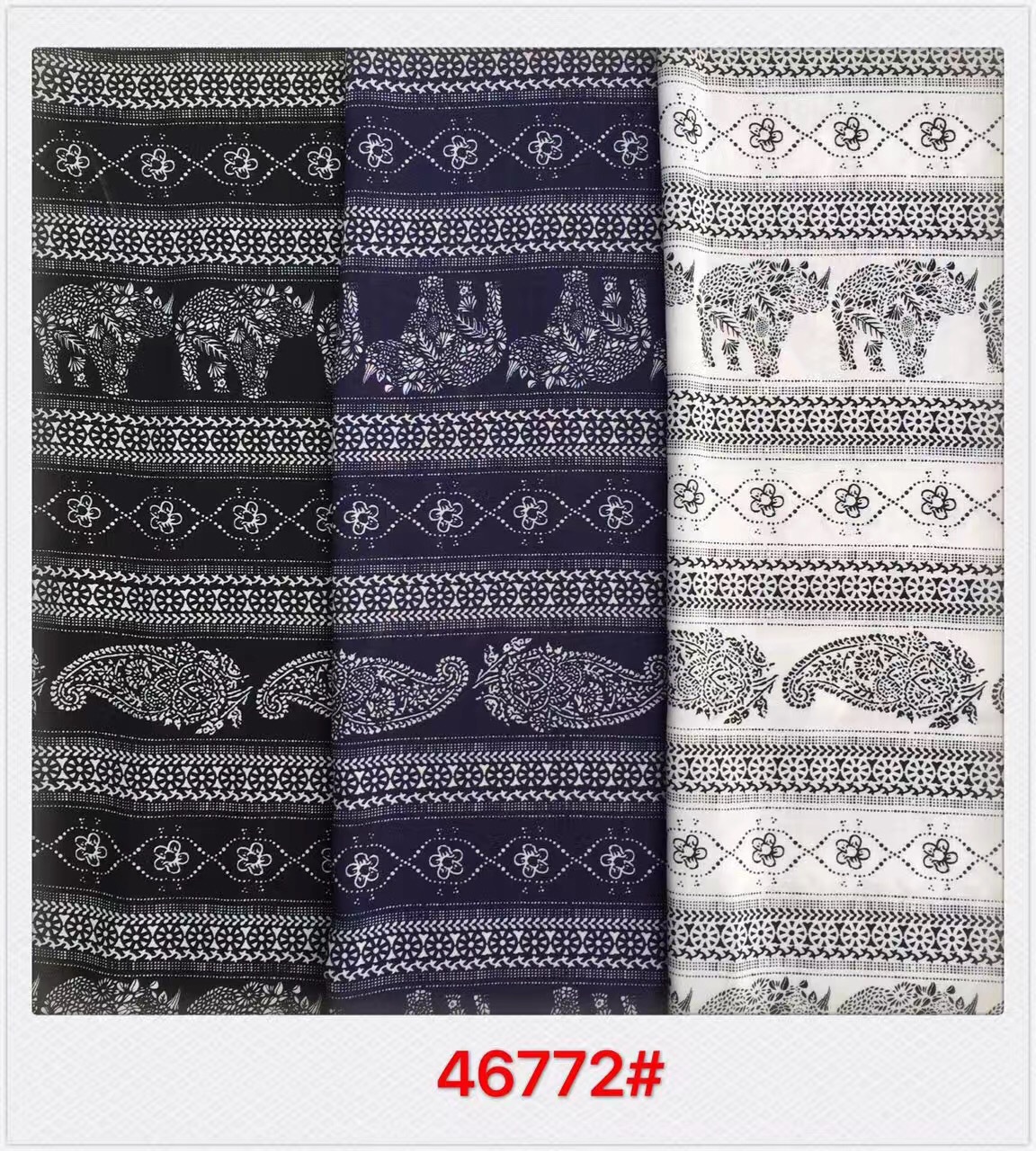 45支人棉面料印花 四季裙装服装童装等 舒适时尚流行印花面料