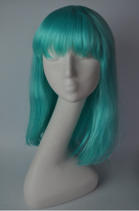 Estilo europeo y americano de estilo medio pelucas de cabello recto fiesta cubierta de cabeza estrella