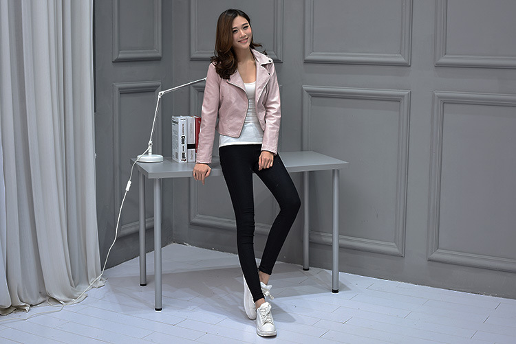 Veste en cuir femme en PU - Ref 3447358 Image 12