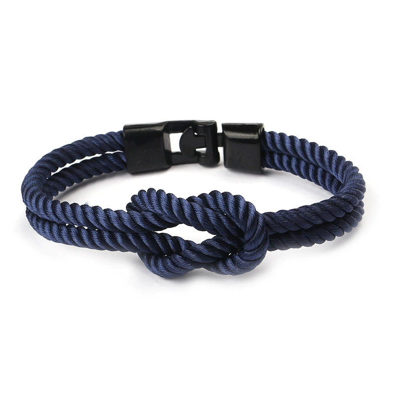 Brand nylon fashionable retro woven bracelet for men and women for beloved, simple and elegant design, Birthday gift