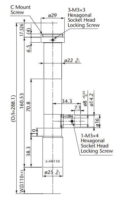 MORITEX茉丽特 MML-HR系列 MML6-HR110D 高清远心镜头