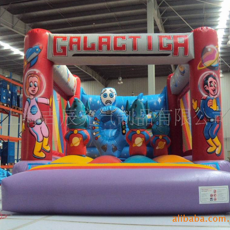 厂家直销充气蹦蹦床 车缝城堡充气模型 抗拉力车缝充气模型可定制