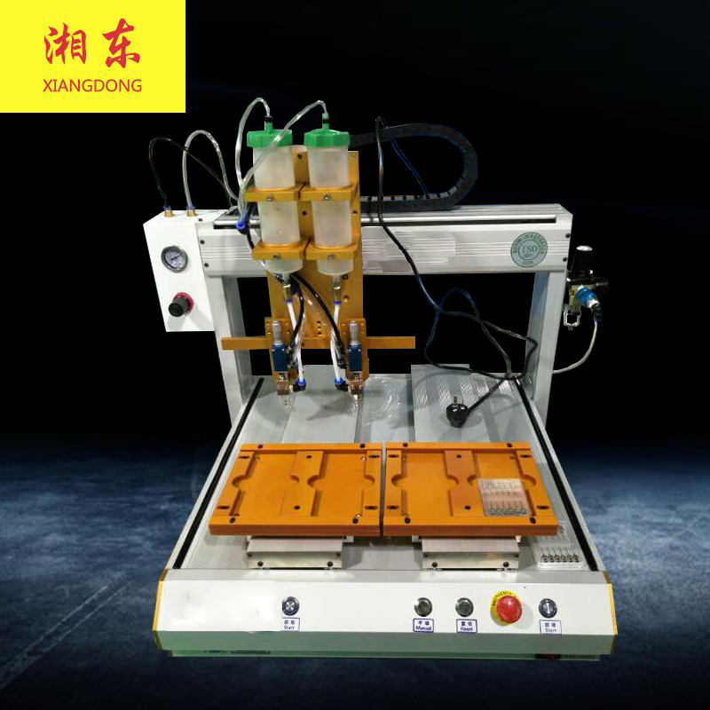 全自动点胶机 COB围坝点胶机300ML双针头点胶 芯片邦定点胶滴胶机