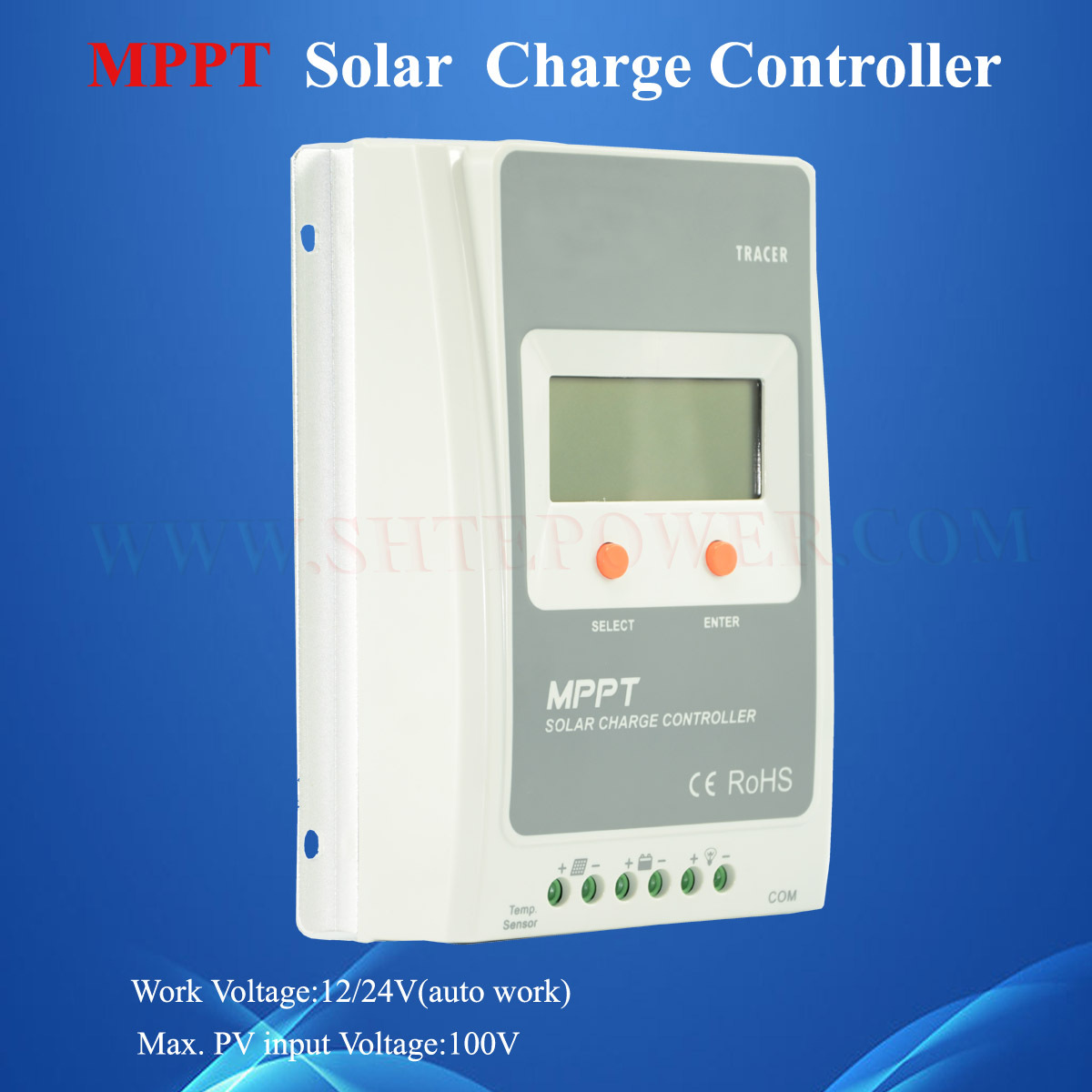 10A MPPT太阳能控制器 高端控制器 TRACER1210A