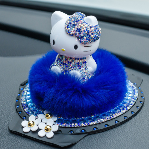 Katie car perfume seat type perfume table cat car ornaments car perfume diamond interior accessories KT center console