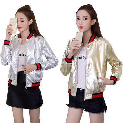 baby明星同款皮衣女棒球服短款pu皮修身顯瘦韓版機車學生外套春秋