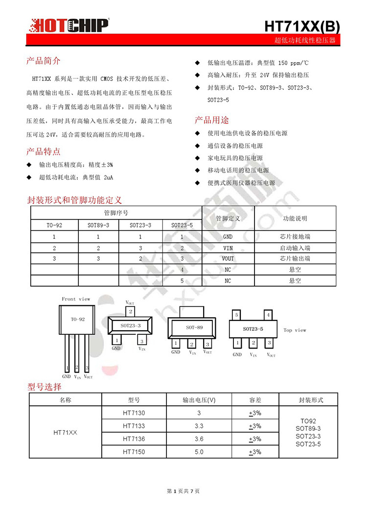 7150稳压芯片参数,7150三端稳压管,7550稳压芯片_大山谷图库