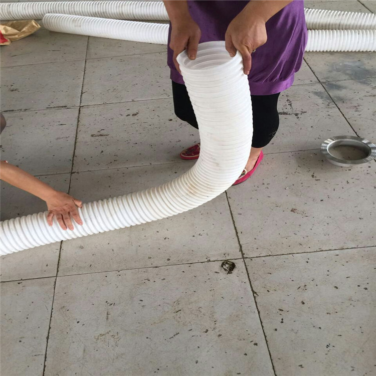 PTFE乳白色聚四氟乙烯管 耐温280℃铁氟龙波纹管