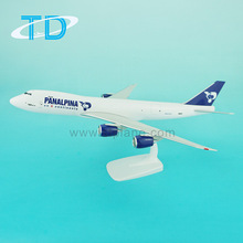 廠家直銷B747-8F貨機 PANALPINA 1/200 仿真飛機模型ABS塑料