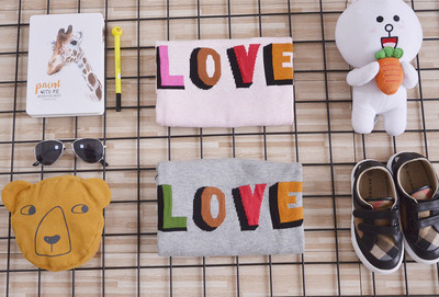 Special Offer spring and autumn Parenting sweater customized ins paragraph LOVE Parental sweater children Thin section Sweater Sweater