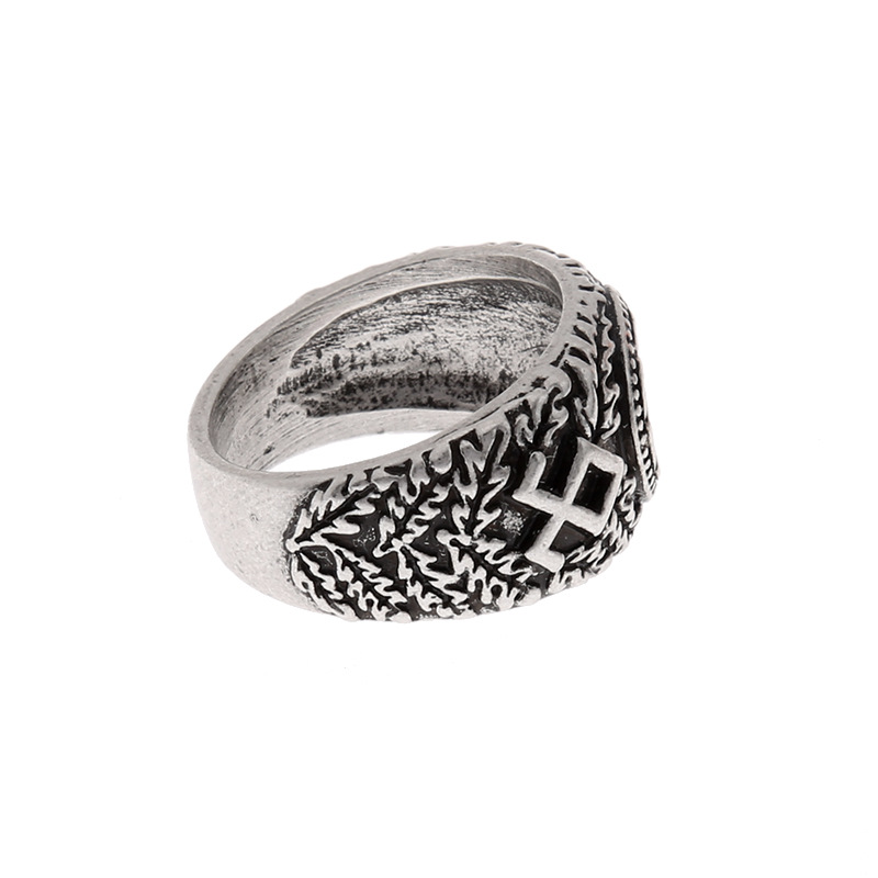 Viking Rune Ring Close-up