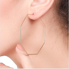 歐美跨境飾品 個性誇張金屬大圈耳環 廠家直銷一件代發 耳飾B0635