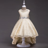 children clothing bursting girls’ dress children dress and show lace tail Princess Dress piano to host small dress