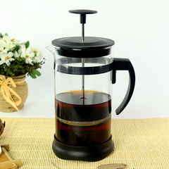 Factory direct sale new type bubble tea heat-resistant brewing teapot glass teapot pour-over coffee maker French press tea set