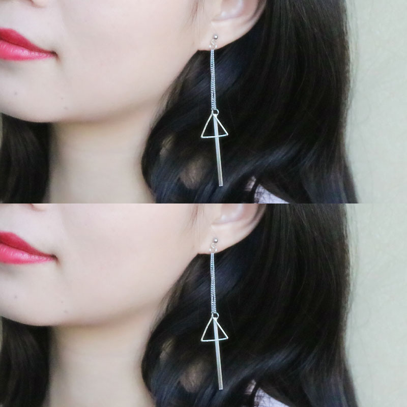 long earrings with tassels