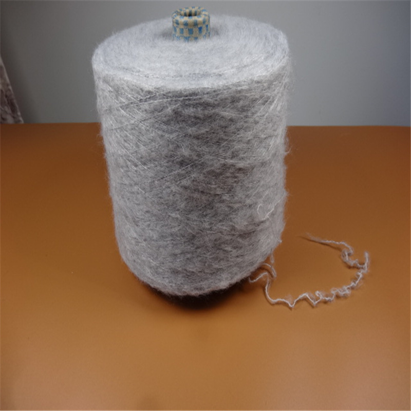 【金涛厂家供货】13支弹力拉毛纱 3氨纶27尼龙70腈纶 混纺起毛纱