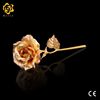 Manufacturer directly supply 24K gold foil rose flowers gold plating rose Valentine's Day gift baking rose crafts