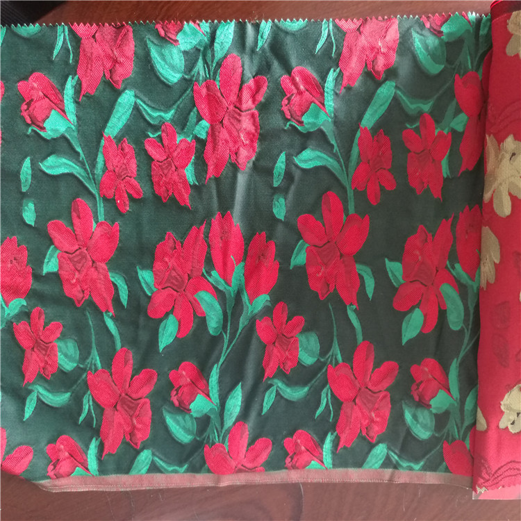 色织太阳花图案提花面料适用于服装装饰沙发布鞋子布