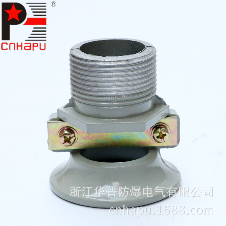 厂家批发BDM-15防爆喇叭口电缆直通铝合金夹紧密封接头厂家直销