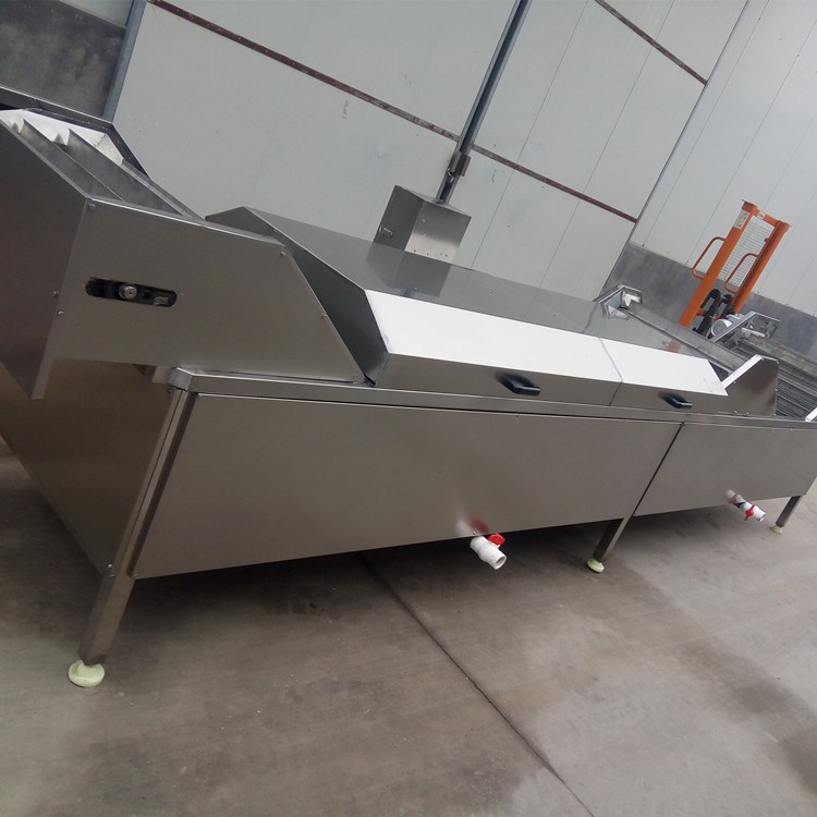 鸡肉丸蒸煮卤制流水线生产厂家 肉制品蒸煮漂烫卤制机流水线设备