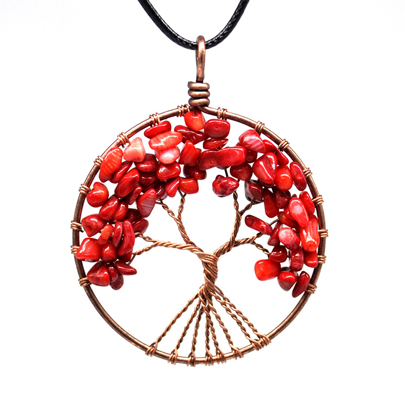 Fashion Water Droplets Copper Plating Natural Stone Pendant Necklace 1 Piece display picture 89