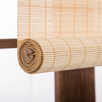 sunshade Bamboo curtain Chinese style a living room Restaurant Office partition Japanese Tearoom balcony Retro Lifting Rolling curtain