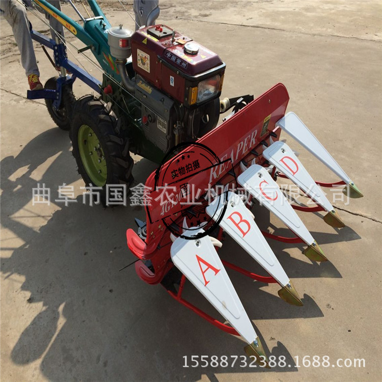 阆中稻麦打捆收割一体机 小麦水稻割捆一体机