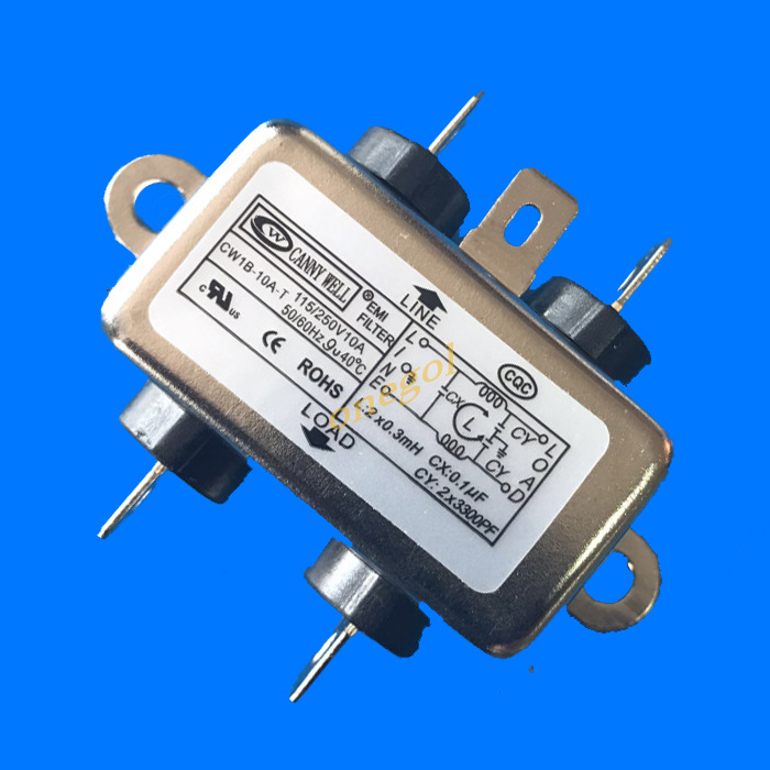 现货 EMI电源滤波器  CW1B-10A-T 全新原装正品 单极双极滤波器