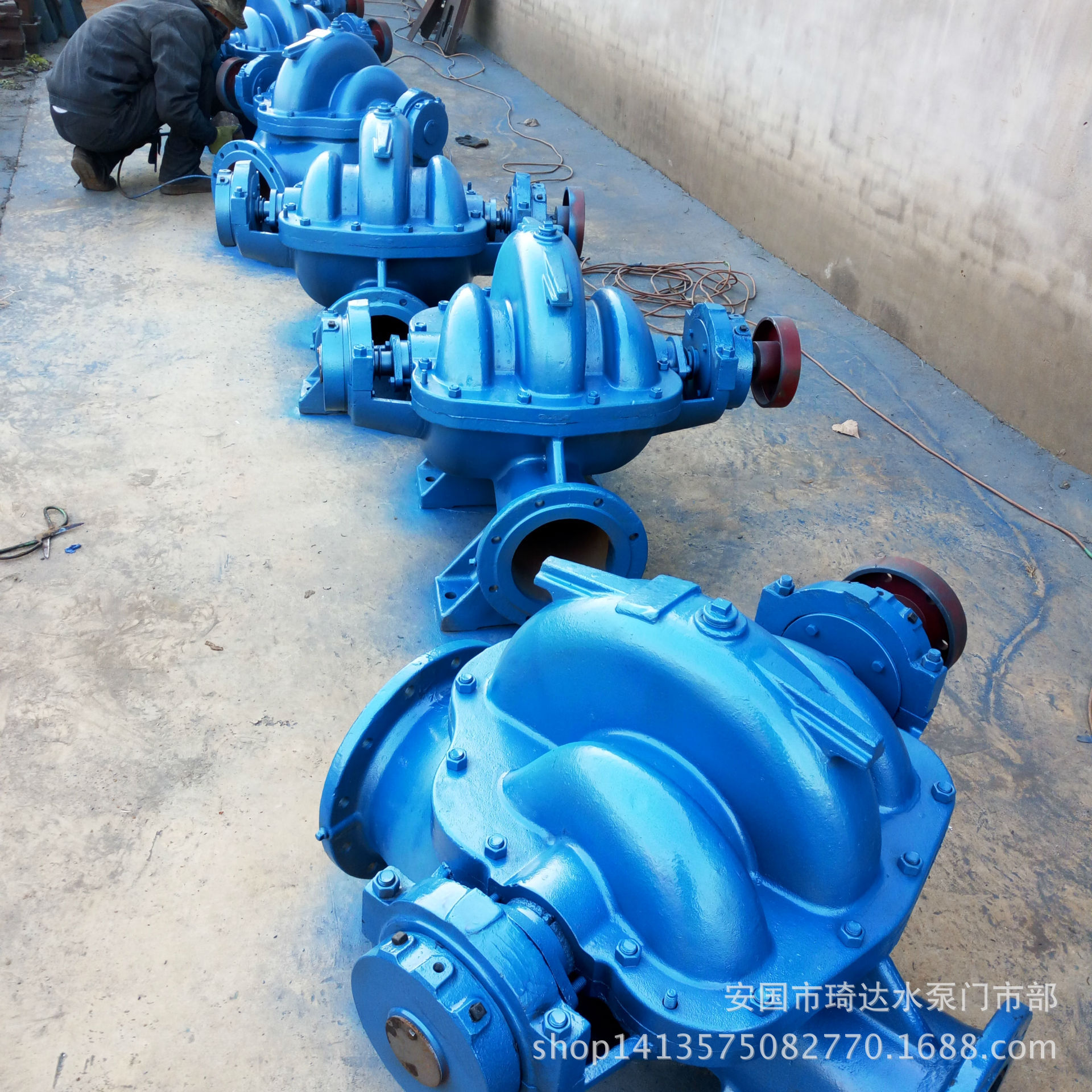 双吸中开泵350S-16 大流量中开泵 厂家销售S型单级双吸中开离心泵