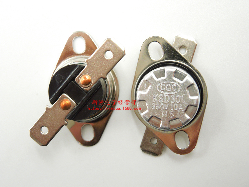 KSD-301 突跳式温控器 温控开关 温度开关 常开 115度 115°C
