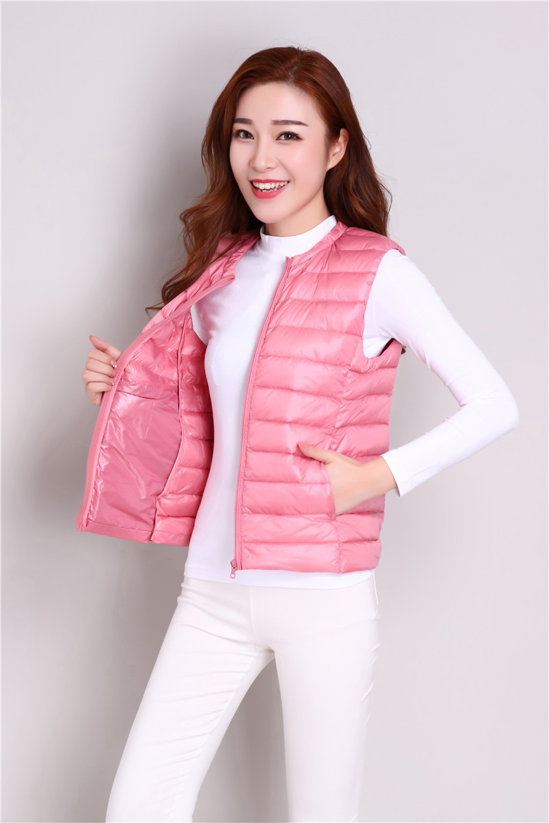 Gilet femme en Duvet de canard blanc - Ref 3316304 Image 34