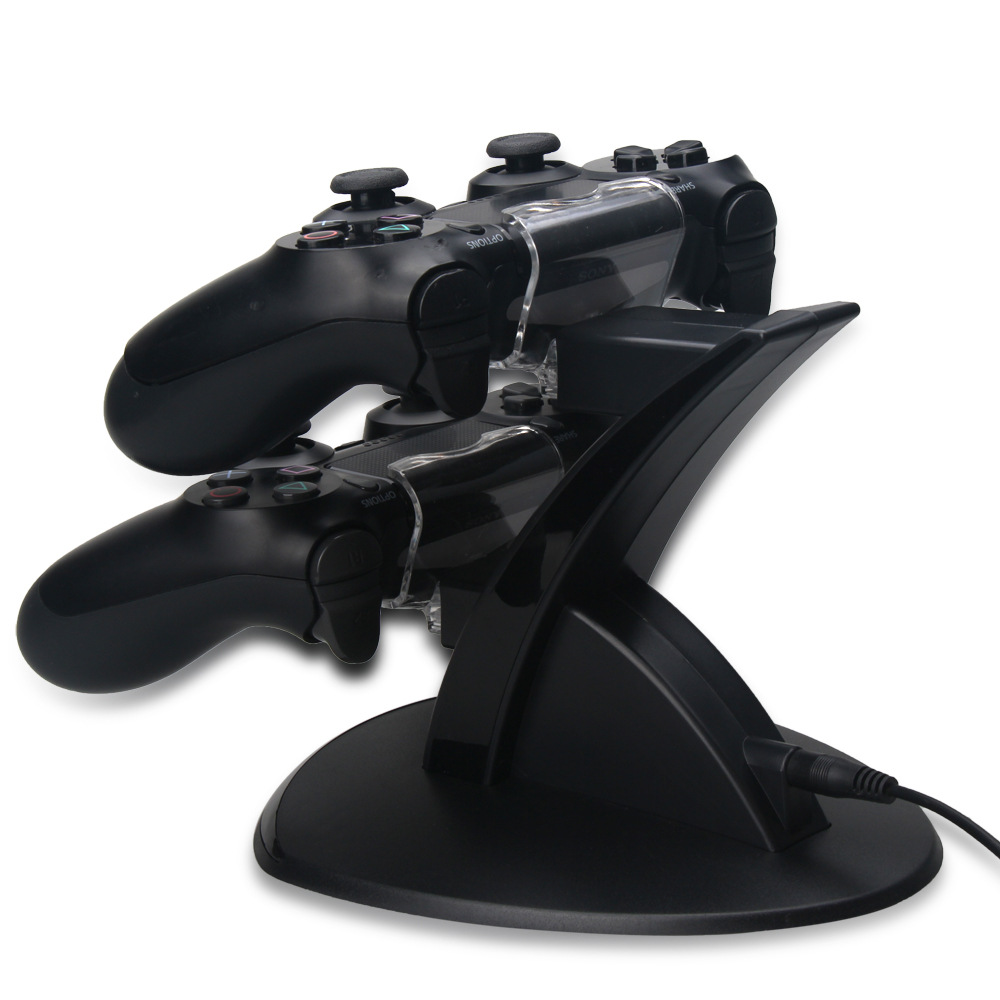 Dual USB Charge Dock Stand USB Charging Dock Station Stand With usb charging cable ForPlaystation 4 PS4 controllers