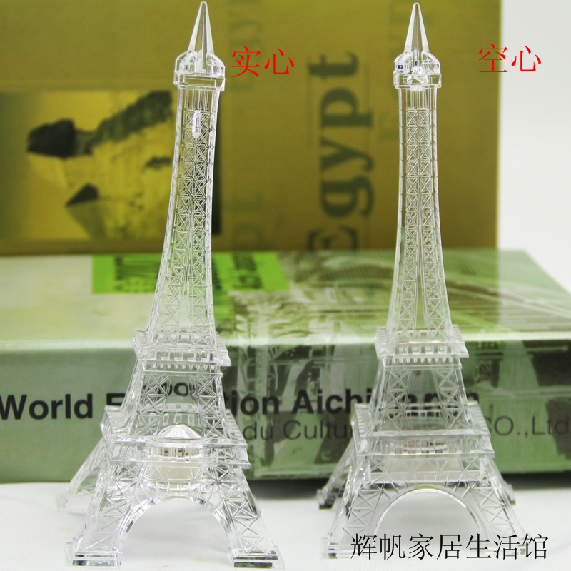 luminescence Eiffel Tower Night light Decoration Flash Eiffel Tower Acrylic solid hollow Home Furnishing Decoration