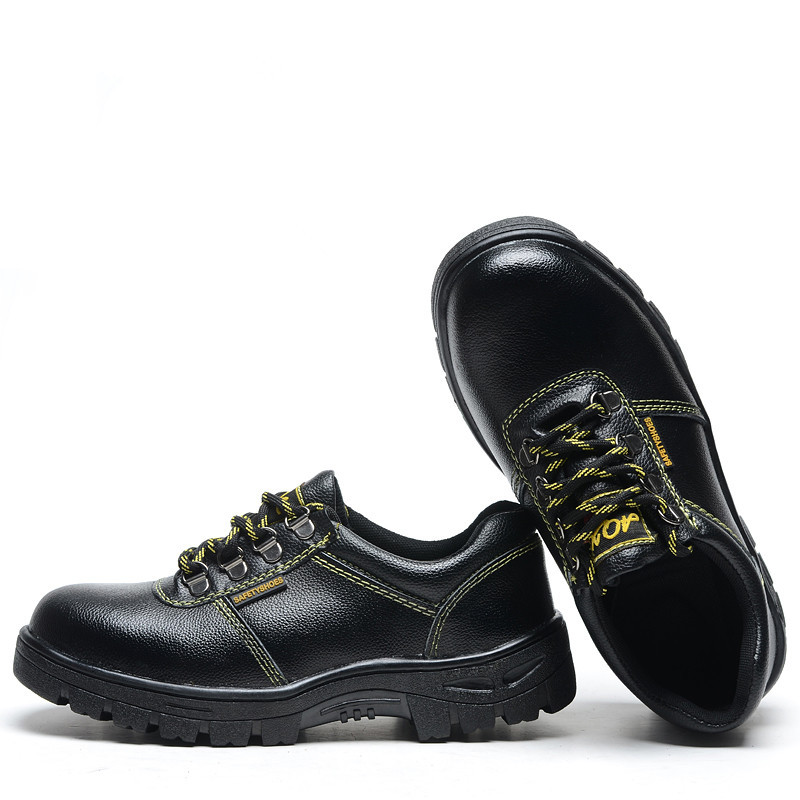 厂家批发劳保鞋男 钢包头钢底板防砸防穿刺工业车间安全防护鞋