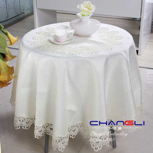 Amazon New Home Lace Fabric Tablecloth TV Stand Coffee Table Dustproof Fabric Dust Cover Cabinet Cover Scarf